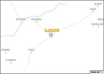 map of Djouna