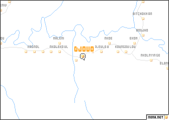 map of Djouo