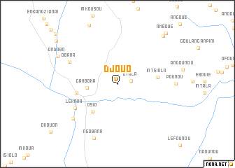 map of Djouo