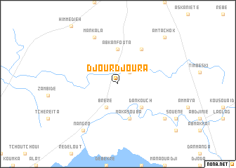 map of Djourdjoura