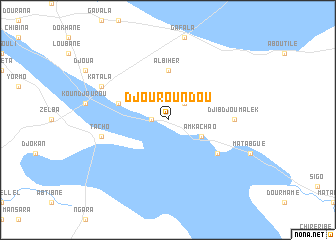 map of Djouroundou