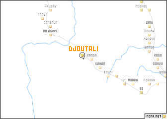 map of Djoutali