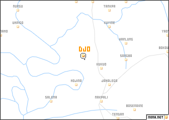 map of Djo