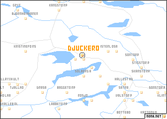 map of Djuckerö