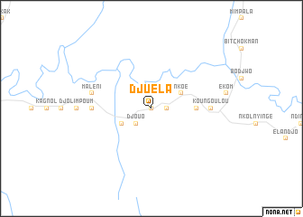 map of Djuéla