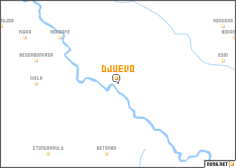 map of Djuevo