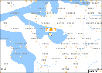 map of Djun