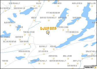 map of Djuparp