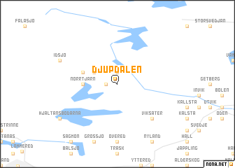 map of Djupdalen
