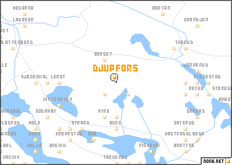 map of Djupfors