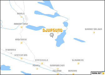 map of Djupsund