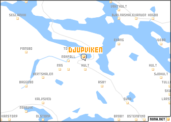 map of Djupviken