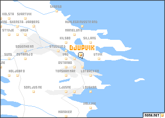 map of Djupvik