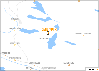 map of Djupvik