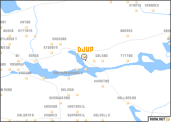 map of Djup