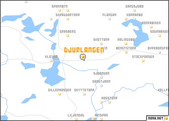 map of Djurlången