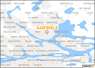 map of Djursholm