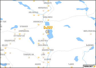 map of Djuv