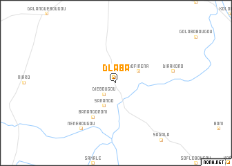 map of Dlaba