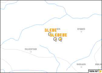 map of Dlebe