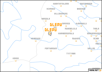 map of Dlepu