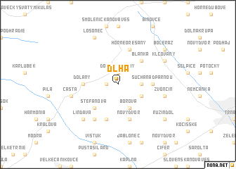 map of Dlhá