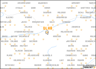 map of Dlhá