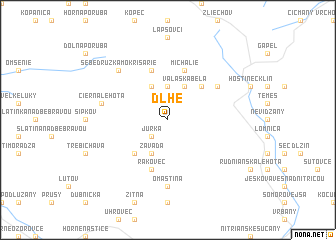 map of Dlhé