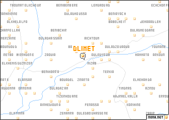 map of Dlimet