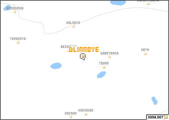 map of Dlinnoye