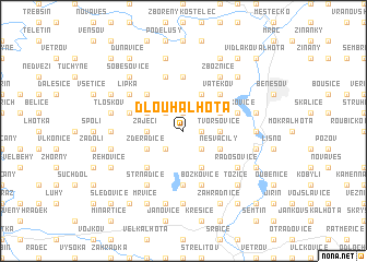 map of Dlouhá Lhota