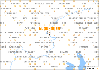 map of Dlouhá Ves