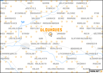 map of Dlouhá Ves