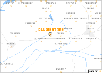 map of Długie Stare