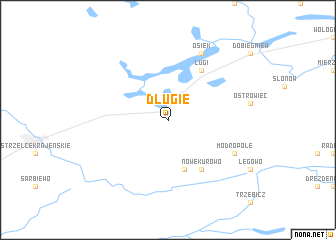 map of Długie