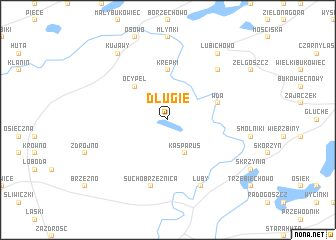 map of Długie