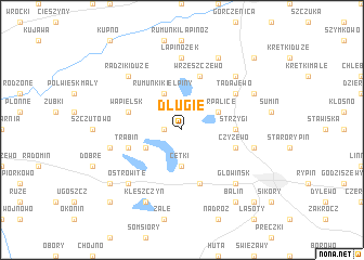 map of Długie