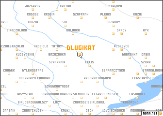 map of Długi Kąt
