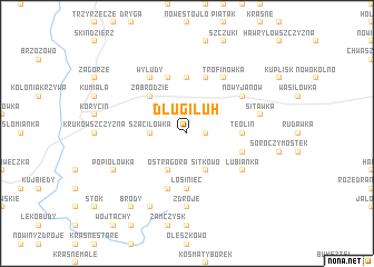 map of Długi Łuh