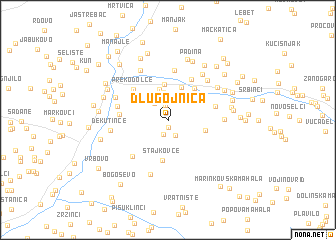 map of Dlugojnica