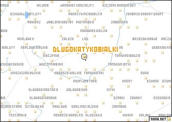 map of Długokąty Kobiałki