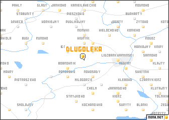 map of Długołęka