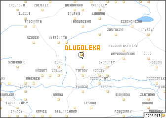 map of Długołęka