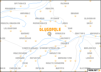 map of Długopole