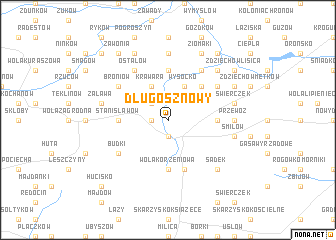 map of Długosz Nowy