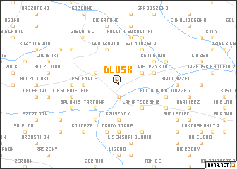 map of Dłusk