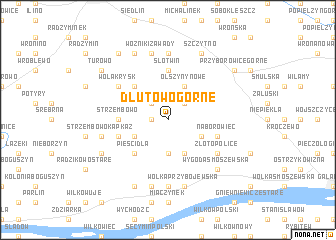 map of Dłutowo Górne