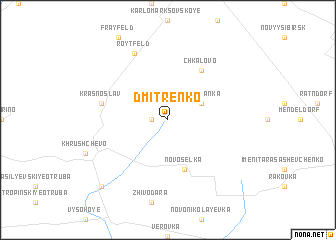 map of Dmitrenko