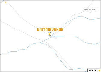 map of Dmītrīevskoe