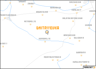 map of Dmitriyevka